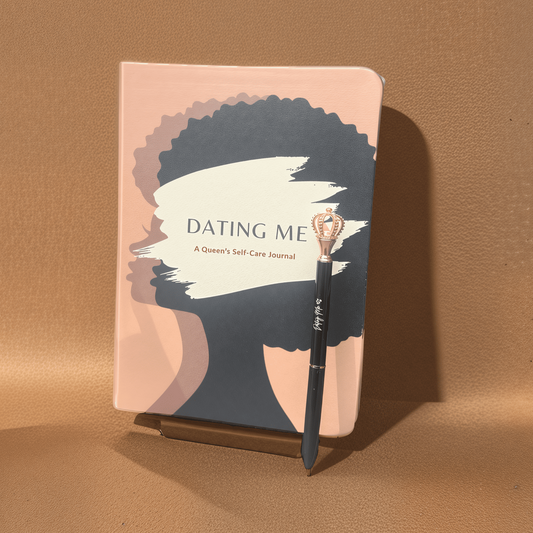 Dating Me: A Queen's Self-Care Journal (Leather)